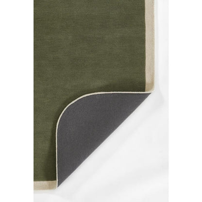 Contemporary Rectangle Area Rug, Green, 3'6" X 5'6"