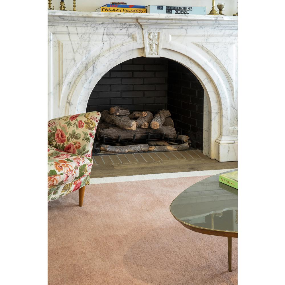 Contemporary Rectangle Area Rug, Pink, 3'6" X 5'6"