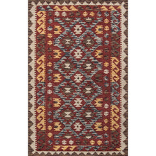 Casual Rectangle Area Rug, Red, 3'6" X 5'6"