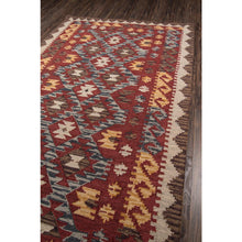 Casual Rectangle Area Rug, Red, 3'6" X 5'6"