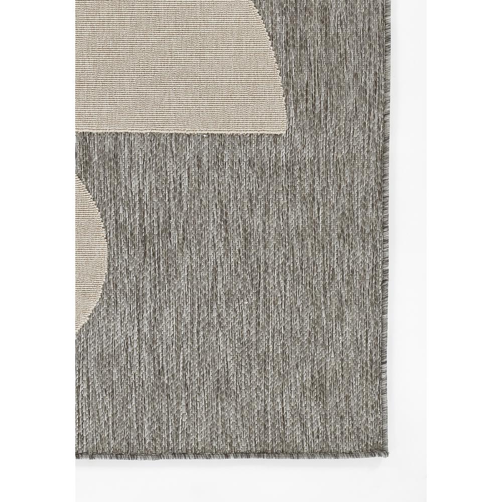 Contemporary Rectangle Area Rug, Grey, 5'3" X 7'6"