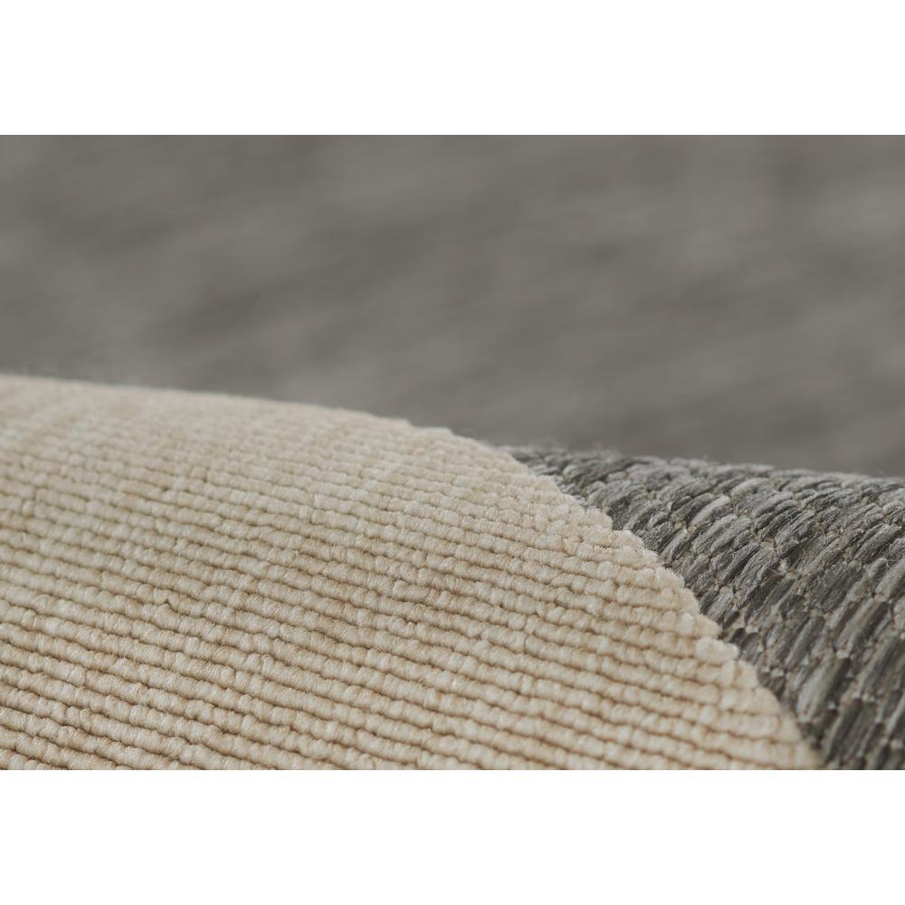 Contemporary Rectangle Area Rug, Grey, 5'3" X 7'6"