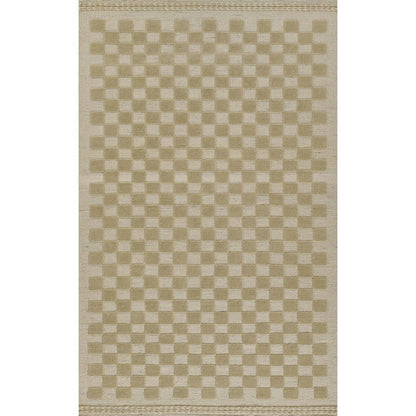 Contemporary Runner Area Rug, Beige, 2'6" X 8' Runner