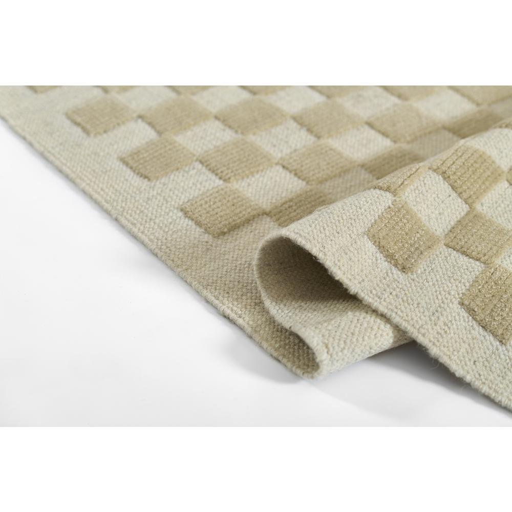 Contemporary Runner Area Rug, Beige, 2'6" X 8' Runner
