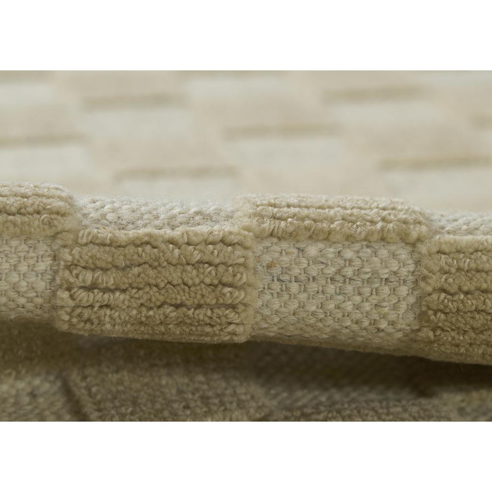 Contemporary Runner Area Rug, Beige, 2'6" X 8' Runner