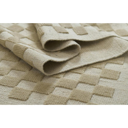 Contemporary Runner Area Rug, Beige, 2'6" X 8' Runner