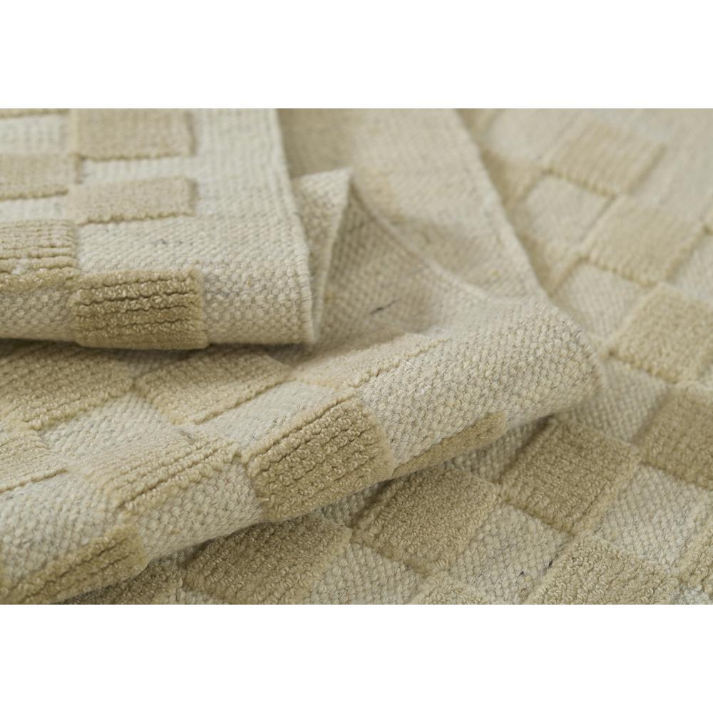Contemporary Runner Area Rug, Beige, 2'6" X 8' Runner