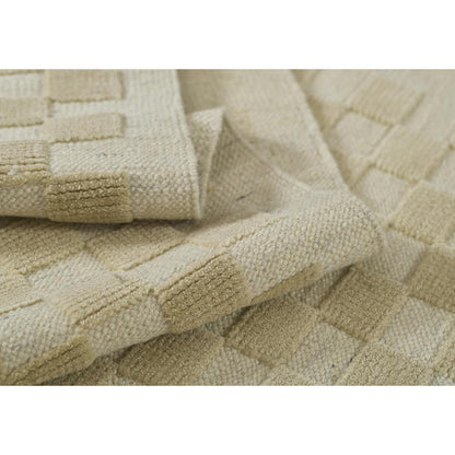Contemporary Runner Area Rug, Beige, 2'6" X 8' Runner