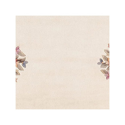 Transitional Runner Area Rug, Ivory, 2'3" X 8' Runner