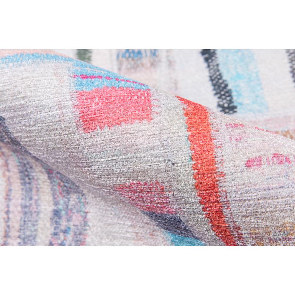 Contemporary Rectangle Area Rug, Multi, 5' X 7'6"