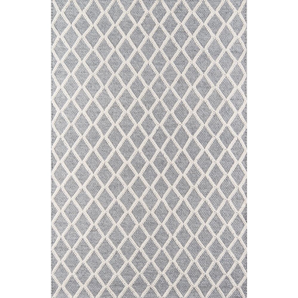Contemporary Rectangle Area Rug, Grey, 5' X 7'