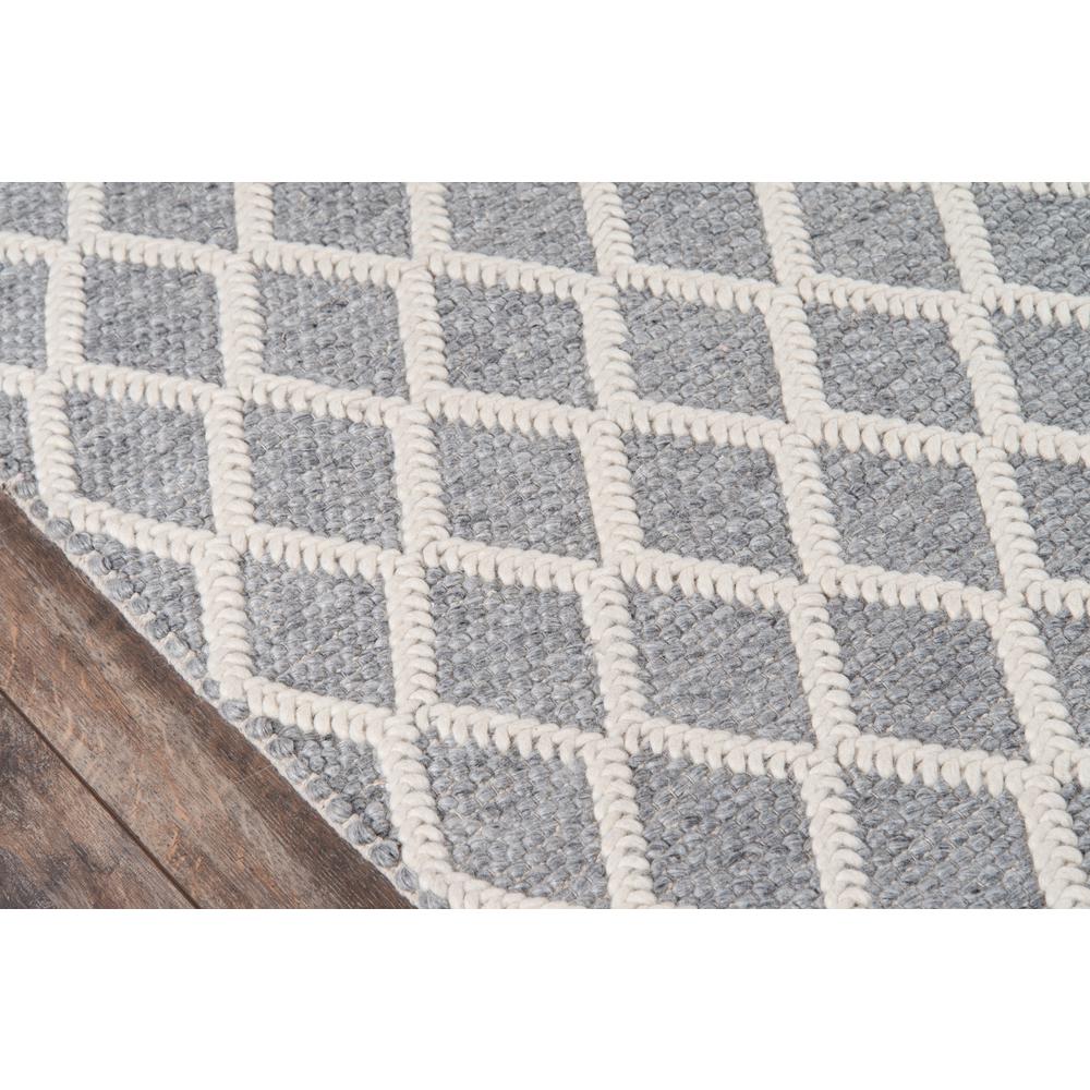 Contemporary Rectangle Area Rug, Grey, 5' X 7'
