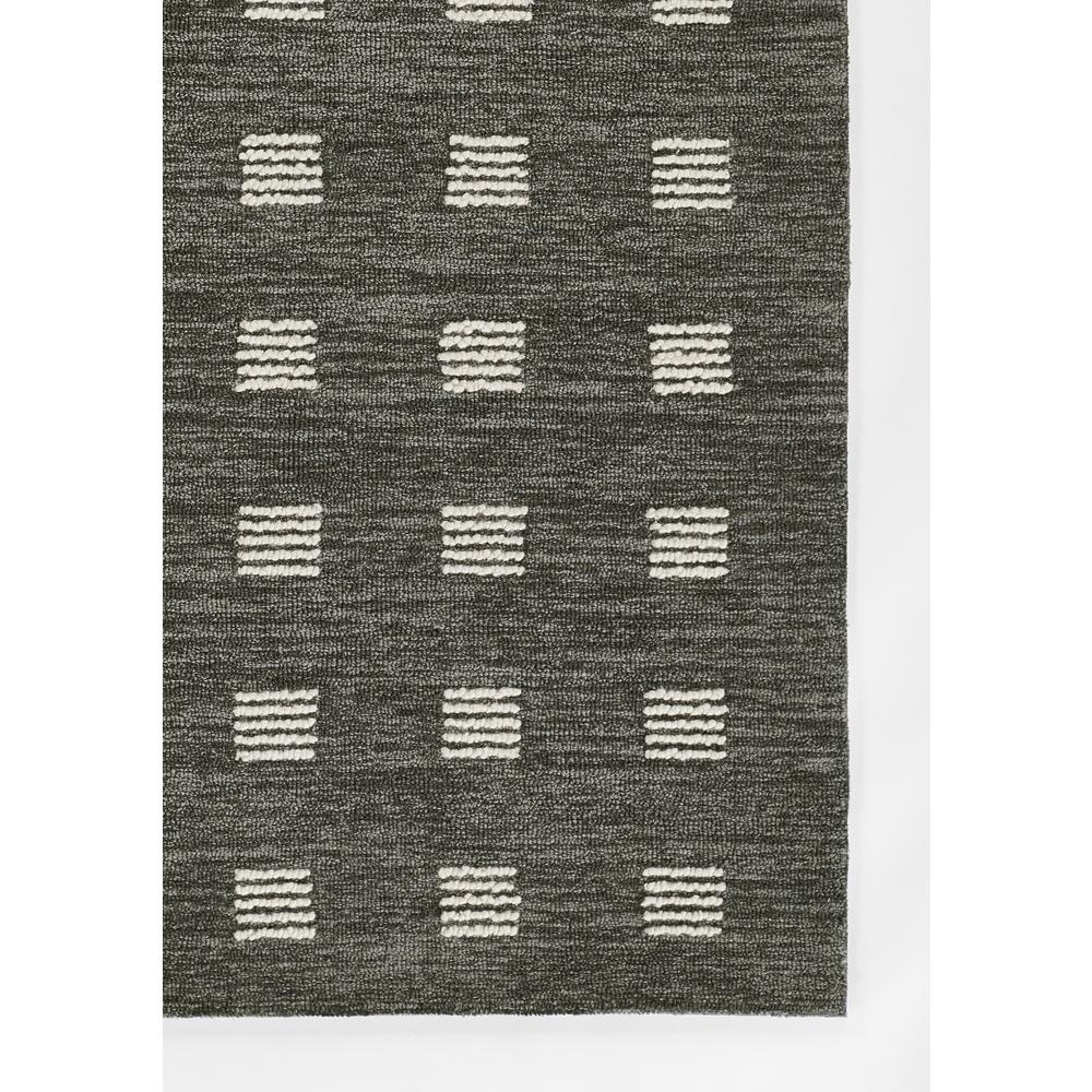 Contemporary Rectangle Area Rug, Charcoal, 5' X 8'