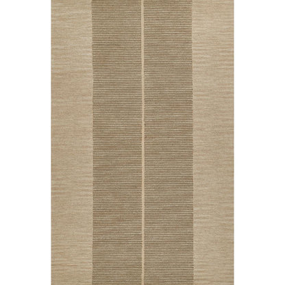 Contemporary Rectangle Area Rug, Beige, 5' X 8'