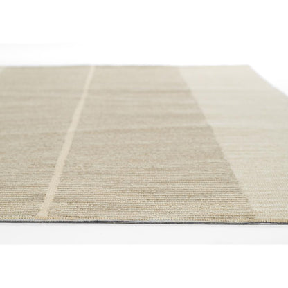 Contemporary Rectangle Area Rug, Beige, 5' X 8'