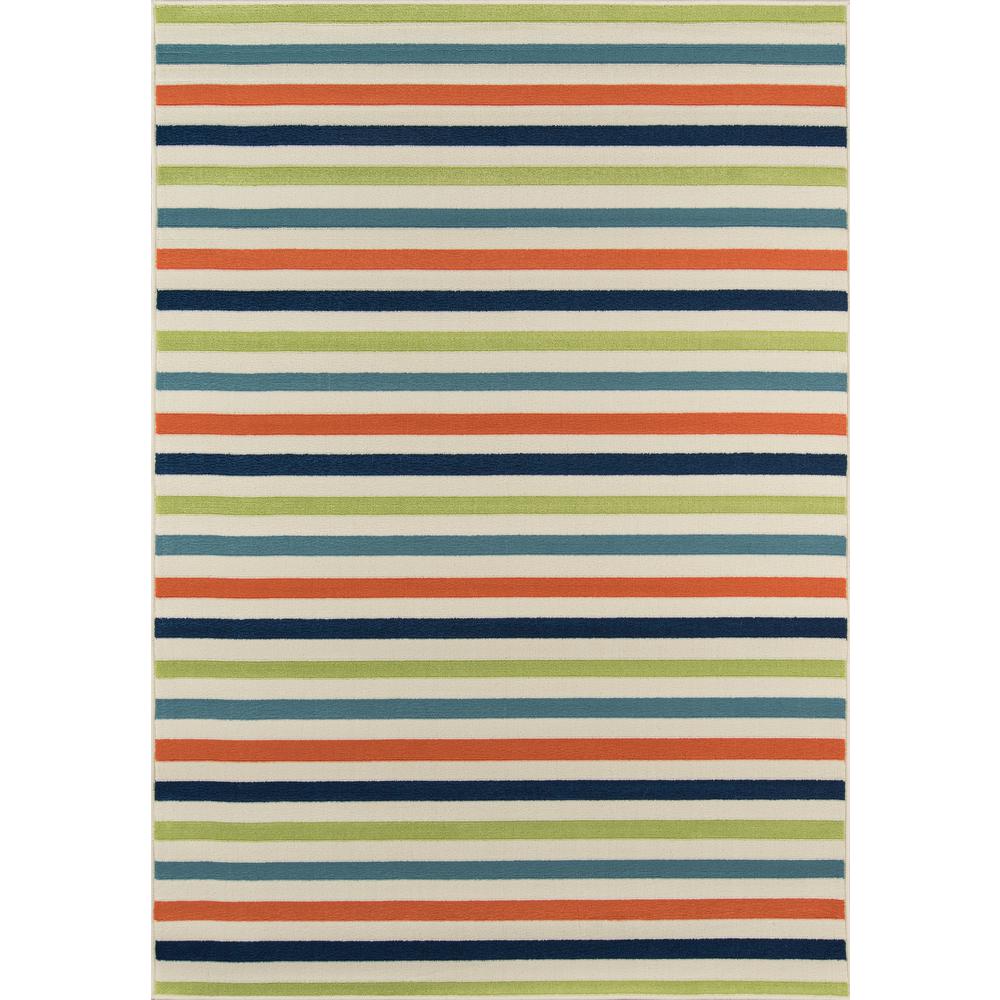 Contemporary Rectangle Area Rug, Multi, 3'11" X 5'7"