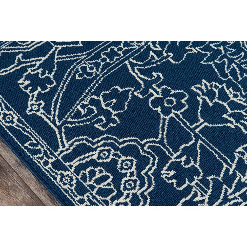 Traditional Rectangle Area Rug, Blue, 3'11" X 5'7"