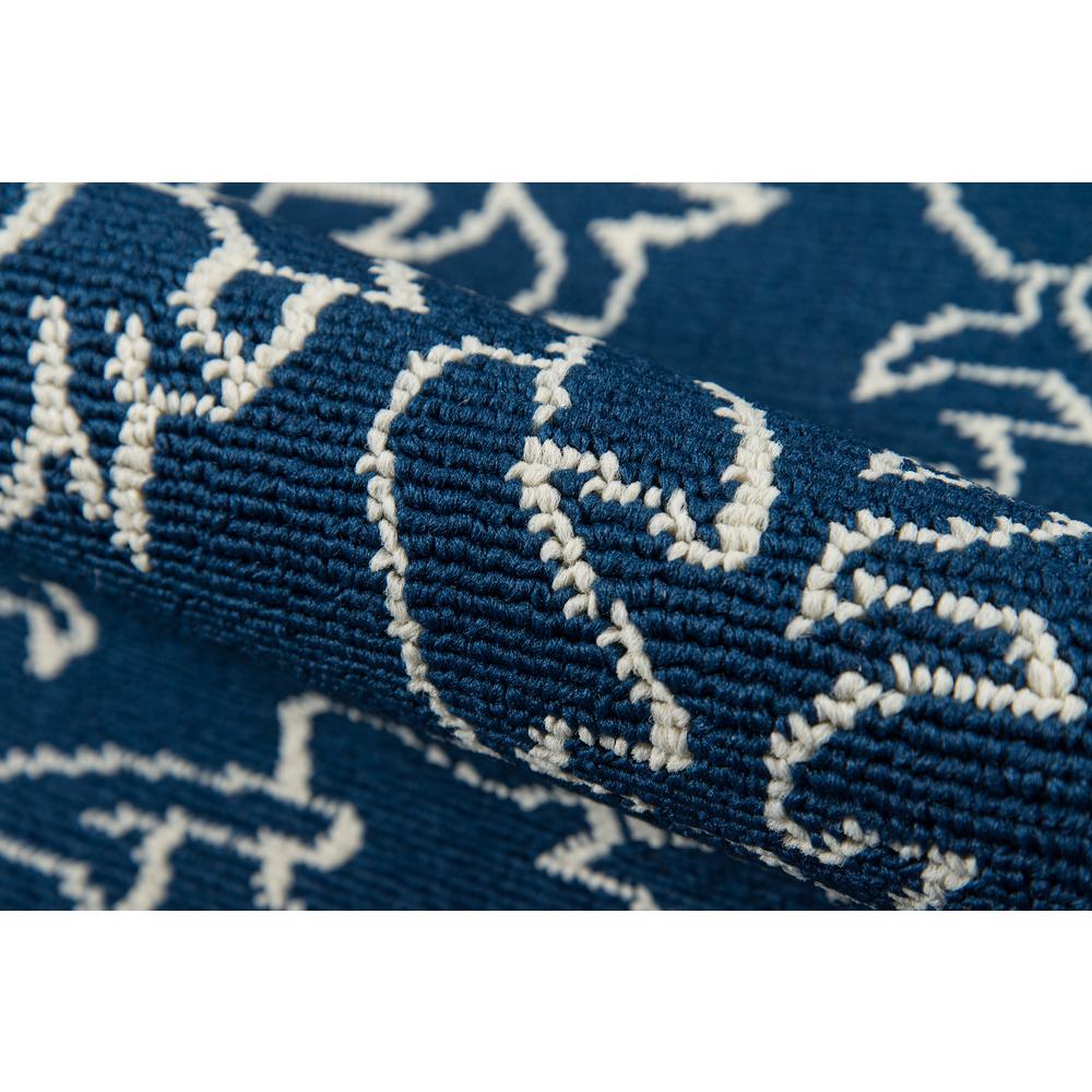 Traditional Rectangle Area Rug, Blue, 3'11" X 5'7"