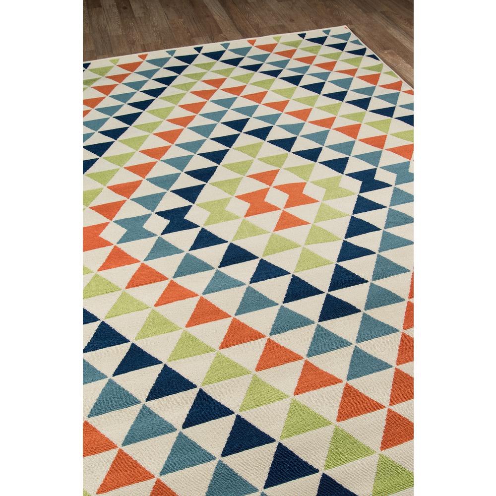 Contemporary Rectangle Area Rug, Multi, 3'11" X 5'7"