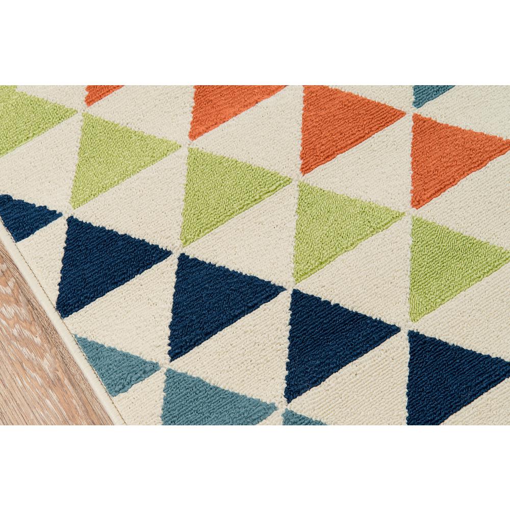 Contemporary Rectangle Area Rug, Multi, 3'11" X 5'7"