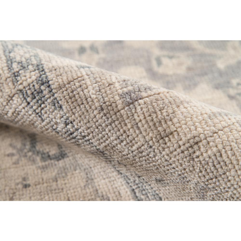 Traditional Rectangle Area Rug, Grey, 7'6" X 9'6"