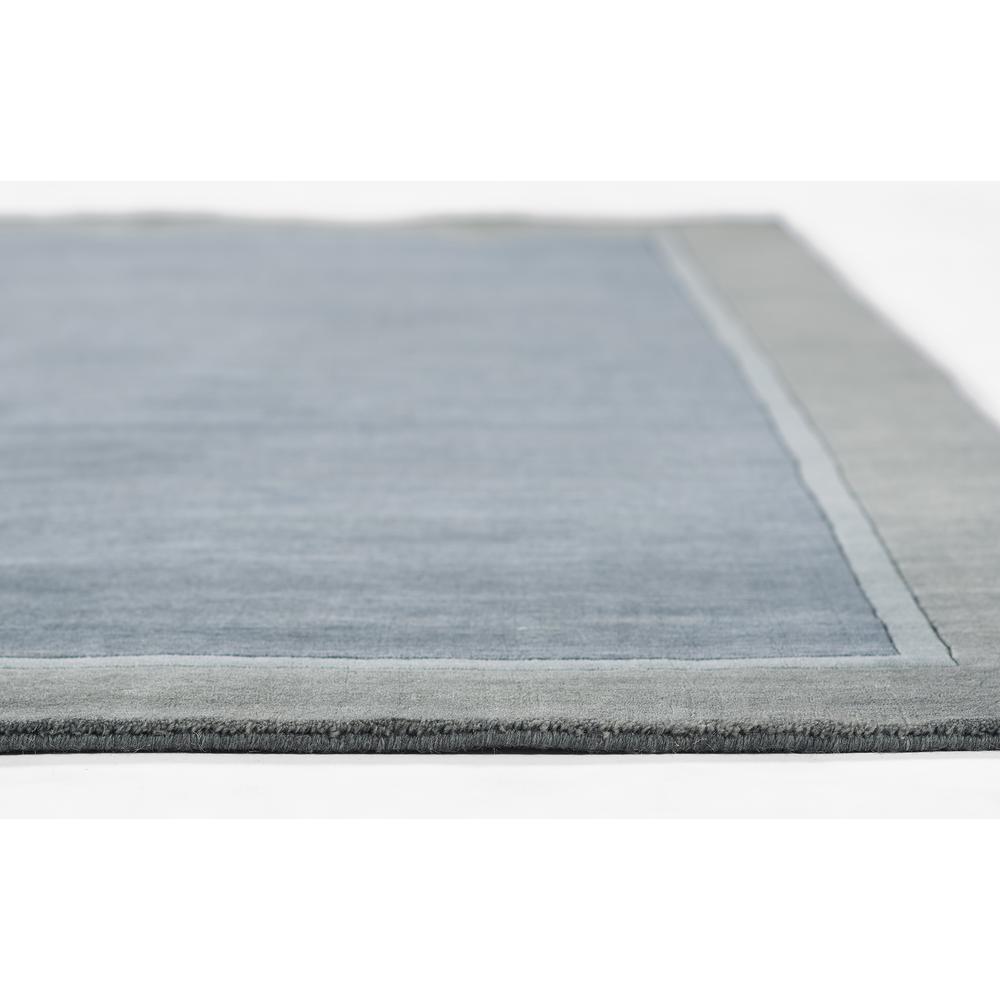 Contemporary Rectangle Area Rug, Blue, 8' X 10'