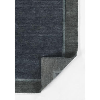 Contemporary Rectangle Area Rug, Blue, 8' X 10'