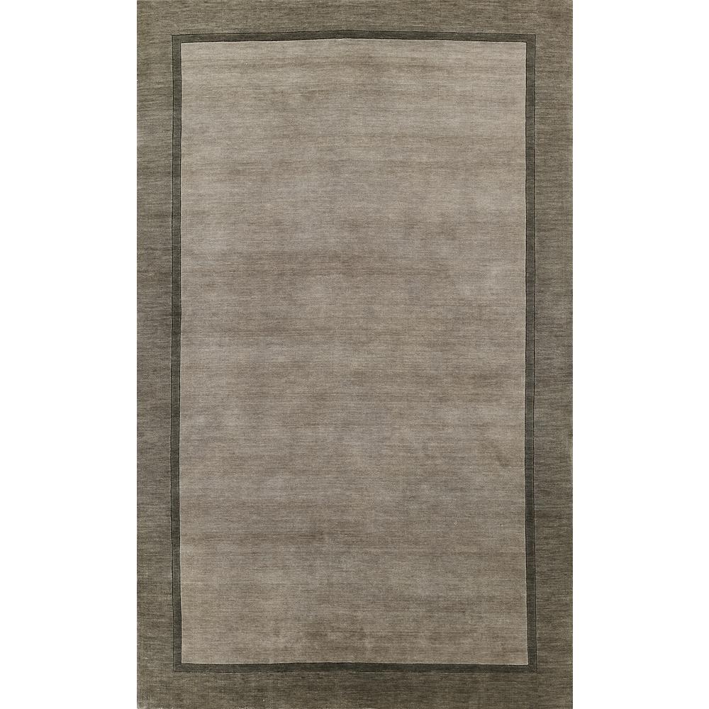 Contemporary Rectangle Area Rug, Grey, 8' X 10'
