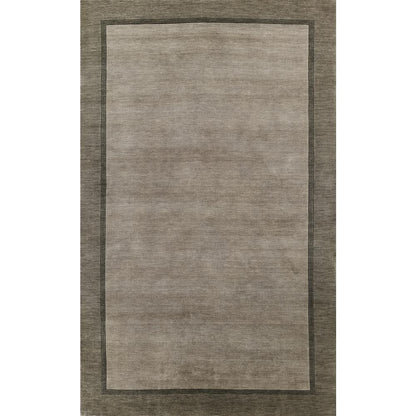 Contemporary Rectangle Area Rug, Grey, 8' X 10'
