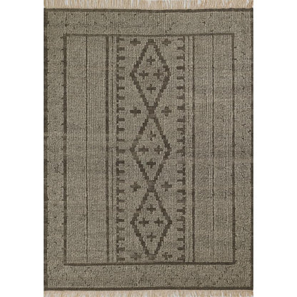 Traditional Rectangle Area Rug, Natural, 3'6" X 5'6"