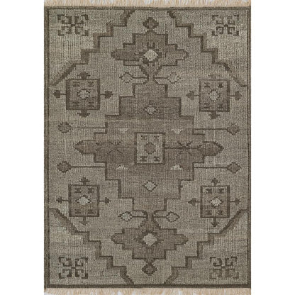 Traditional Rectangle Area Rug, Natural, 3'6" X 5'6"