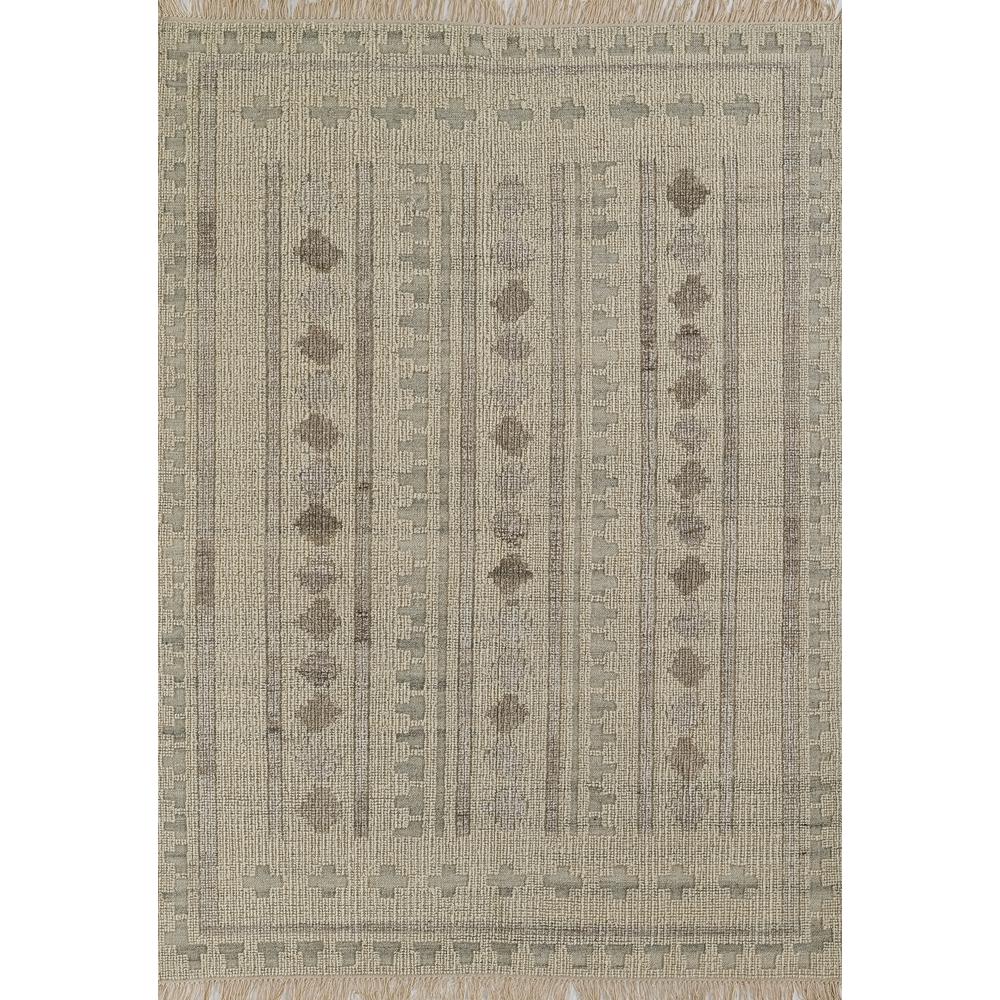 Traditional Rectangle Area Rug, Ivory, 3'6" X 5'6"