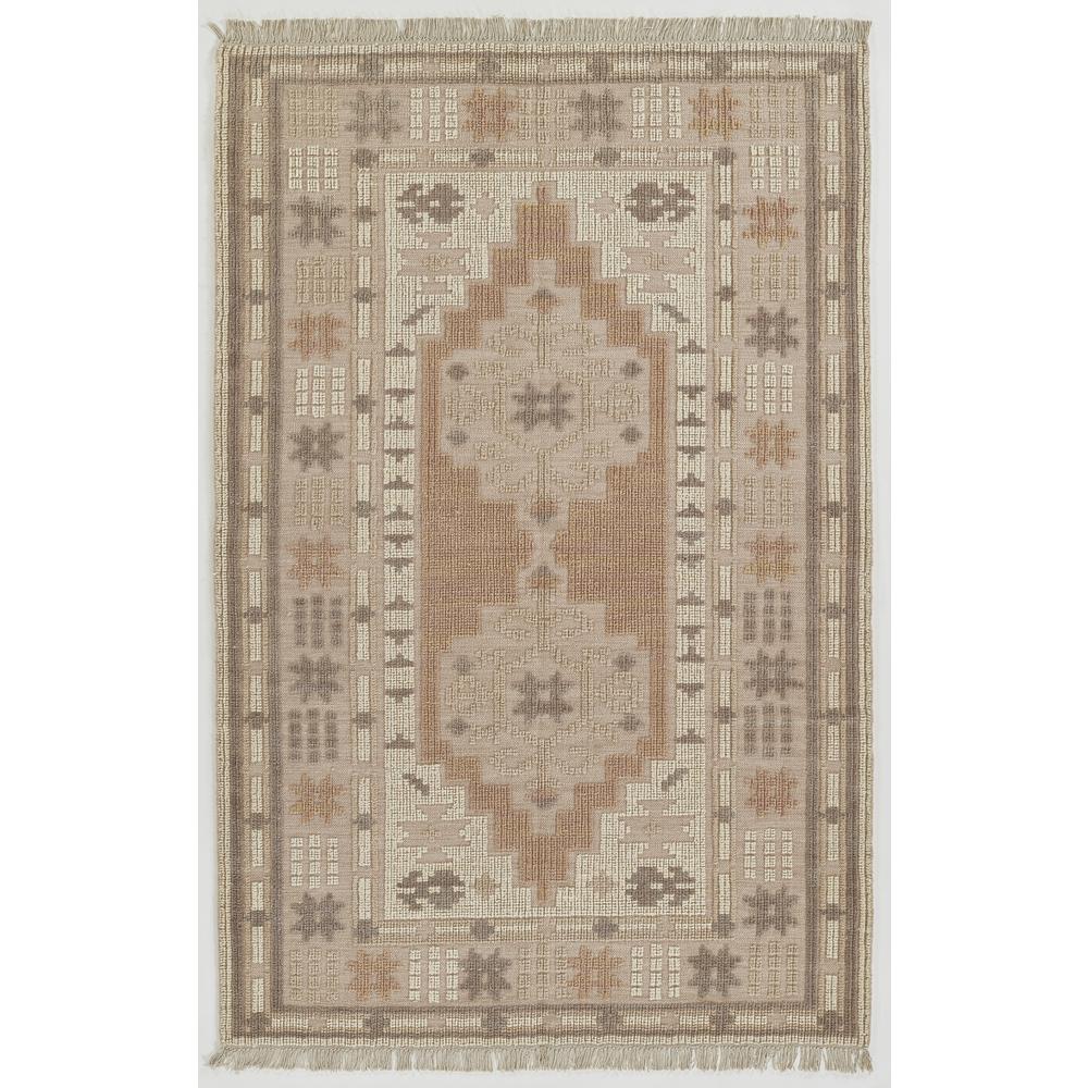 Traditional Rectangle Area Rug, Blush, 3'6" X 5'6"