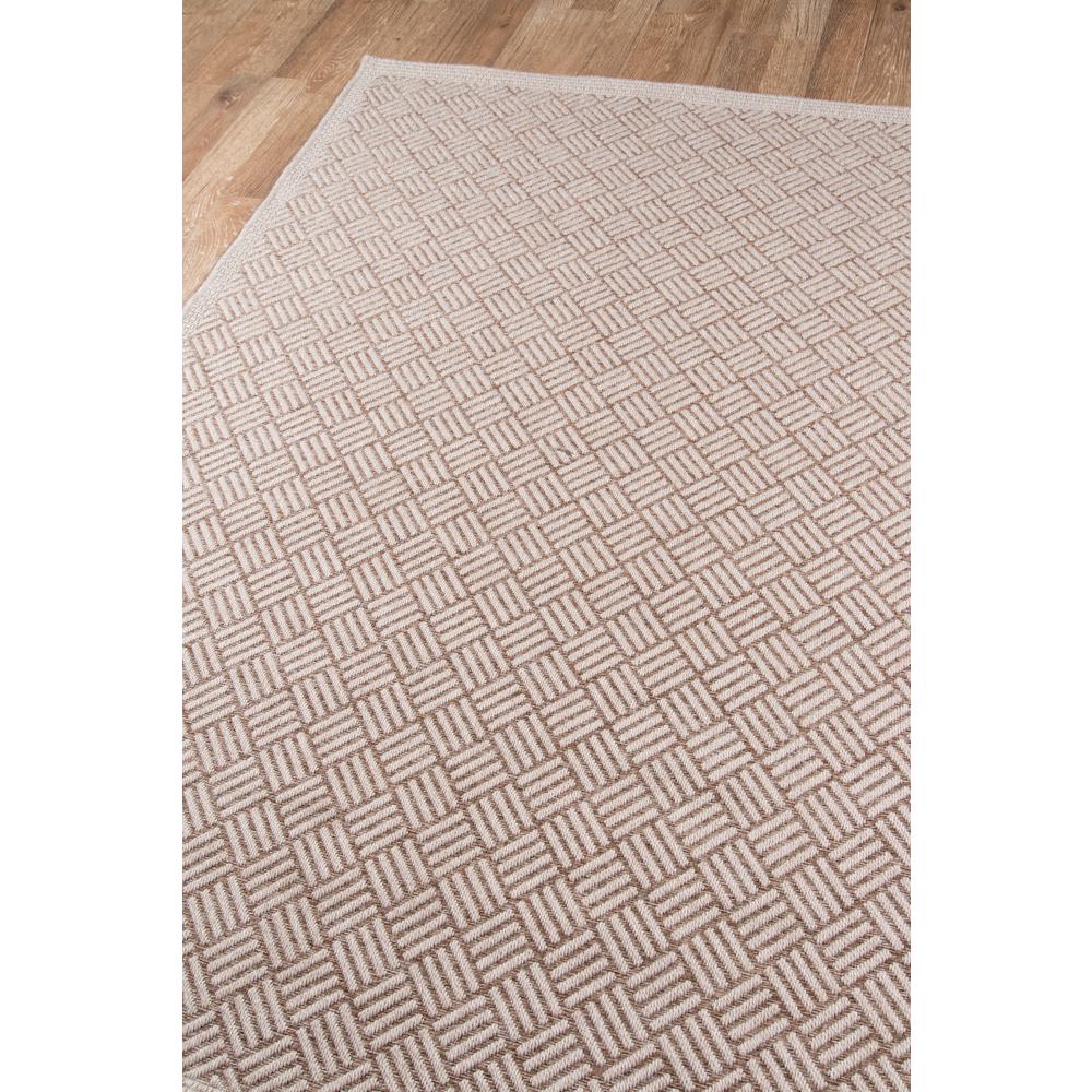 Contemporary Runner Area Rug, Tan, 2'7" X 7'6" Runner
