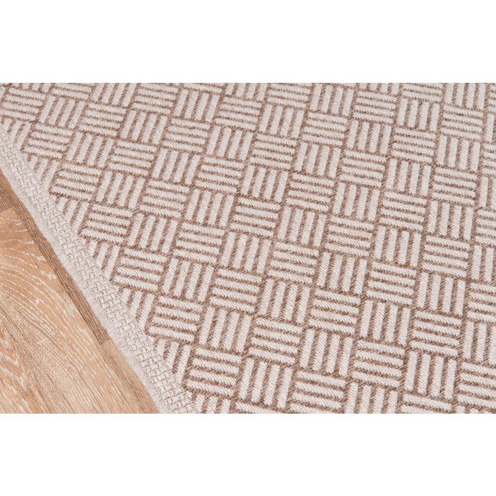 Contemporary Runner Area Rug, Tan, 2'7" X 7'6" Runner