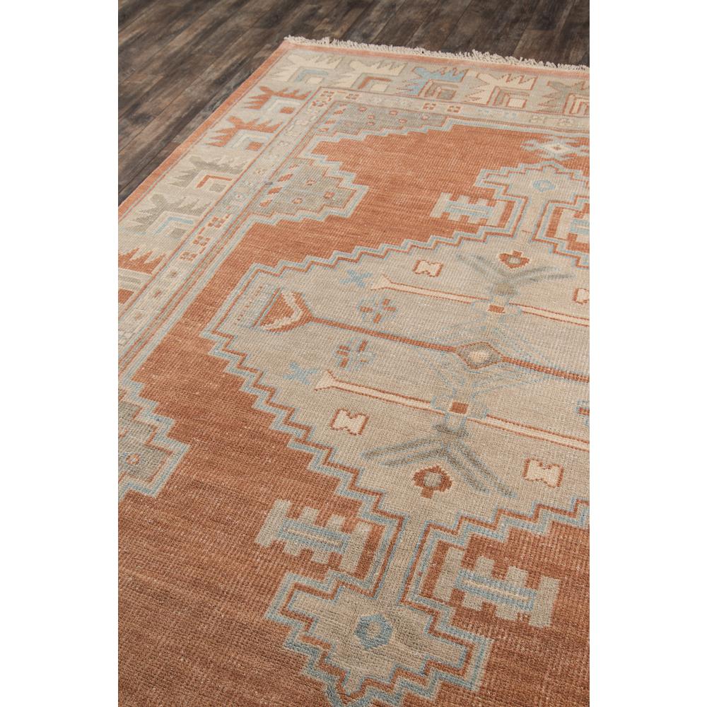 Traditional Rectangle Area Rug, Rust, 7'9" X 9'9"