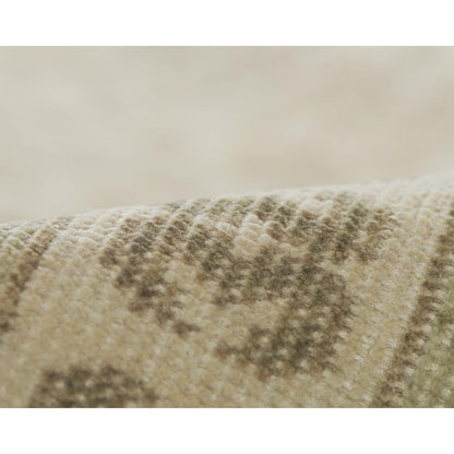 Traditional Rectangle Area Rug, Beige, 7'9" X 9'9"