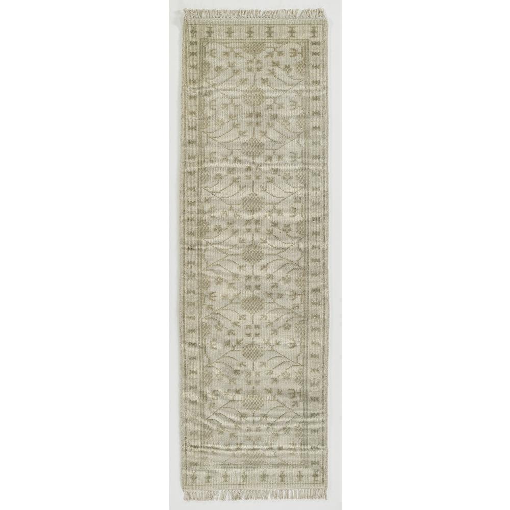 Traditional Rectangle Area Rug, Beige, 7'9" X 9'9"
