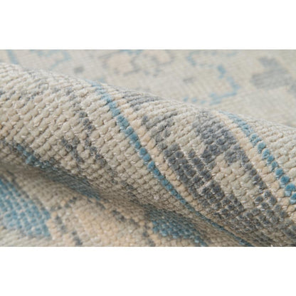 Traditional Rectangle Area Rug, Ivory, 7'9" X 9'9"