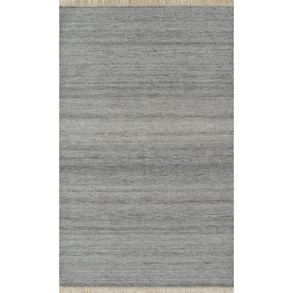 Contemporary Runner Area Rug, Silver, 2'3" X 8' Runner