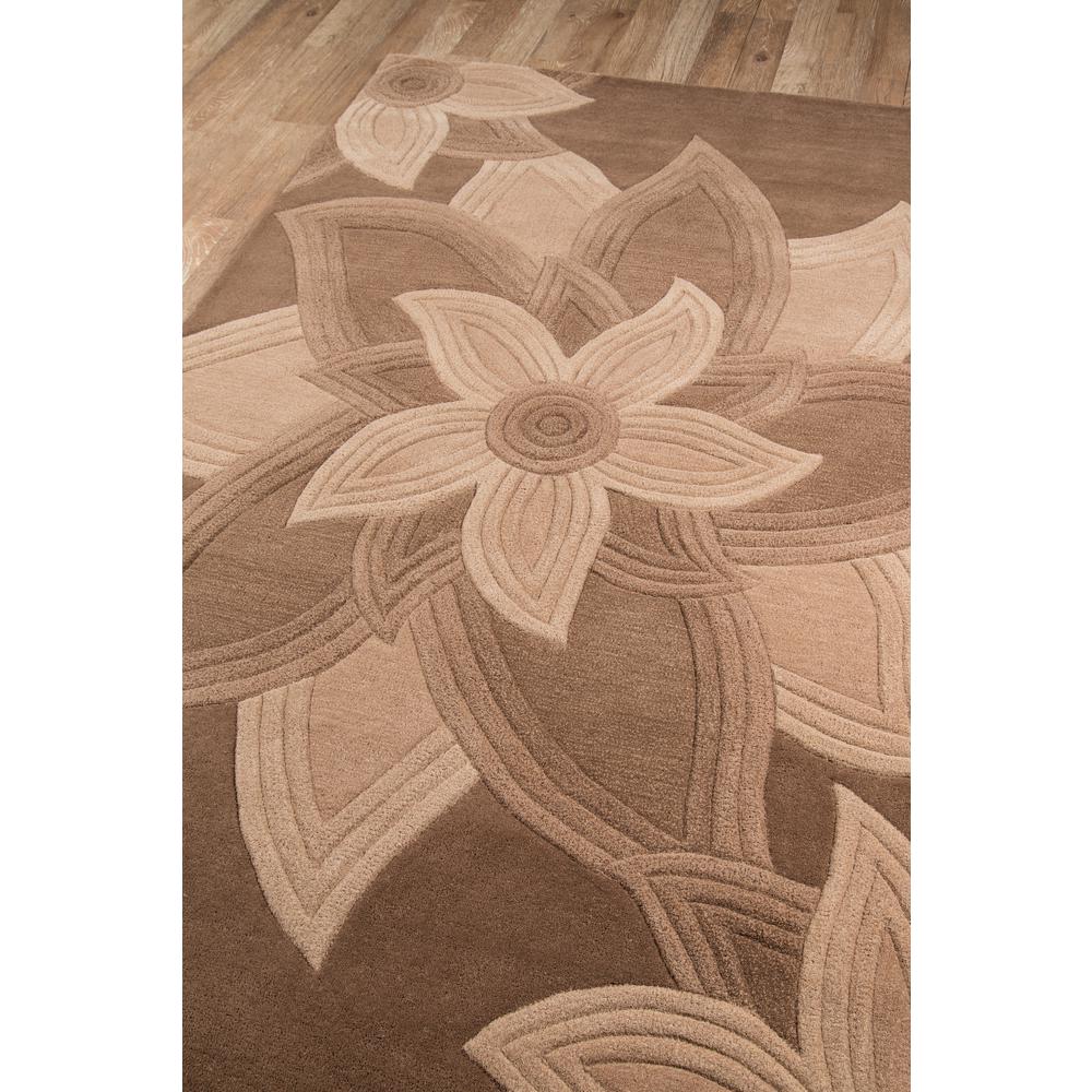 Transitional Rectangle Area Rug, Mocha, 8' X 10'