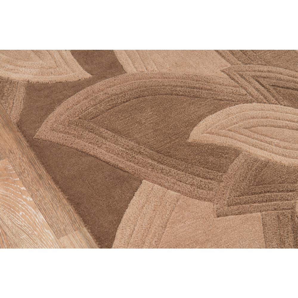 Transitional Rectangle Area Rug, Mocha, 8' X 10'