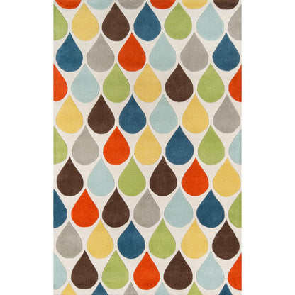 Contemporary Rectangle Area Rug, Multi, 8' X 10'