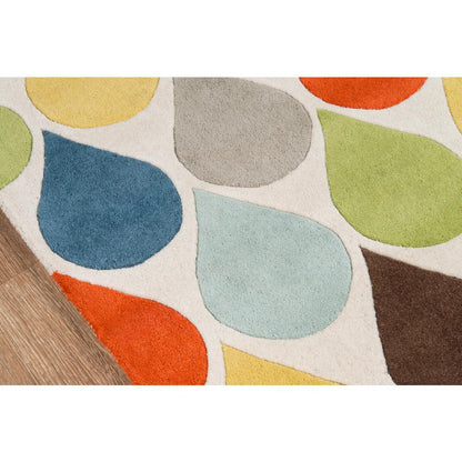 Contemporary Rectangle Area Rug, Multi, 8' X 10'