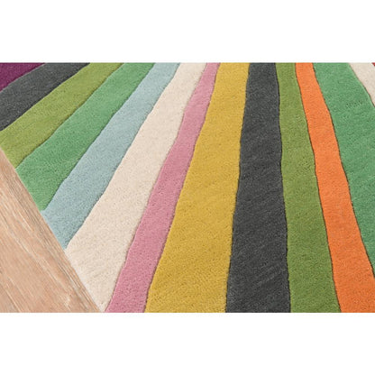 Contemporary Rectangle Area Rug, Multi, 8' X 10'