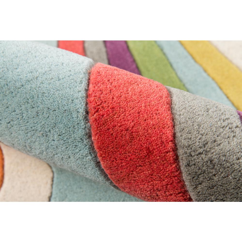 Contemporary Rectangle Area Rug, Multi, 8' X 10'