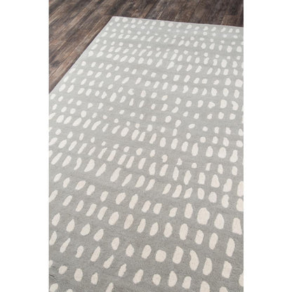 Contemporary Rectangle Area Rug, Grey, 8' X 10'