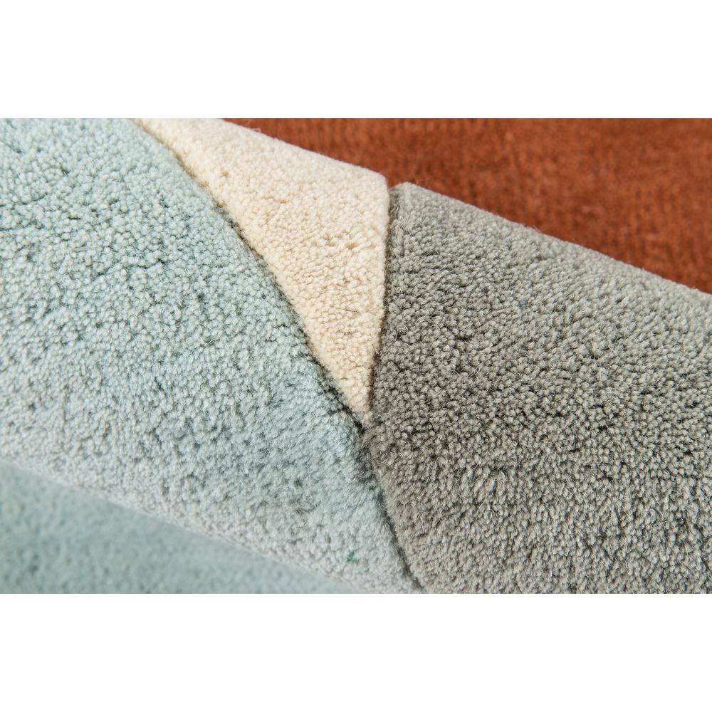 Modern Rectangle Area Rug, Multi, 8' X 10'