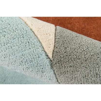 Modern Rectangle Area Rug, Multi, 8' X 10'