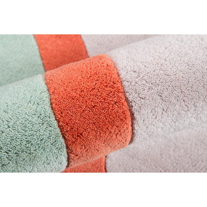 Contemporary Rectangle Area Rug, Grey, 8' X 10'